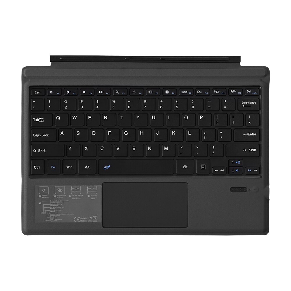 Ultradunne Draagbare Draadloze Toetsenbord Bluetooth 3.0 Tablet Type-C Opladen Toetsenbord Voor Surface Pro 3/4/5/6/7 Laptop