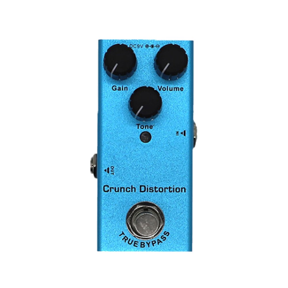Pedale effetto chitarra elettrica portatile Overdrive fase di distorsione Chorus analogico ritardo digitale accessori per chitarra True Bypass