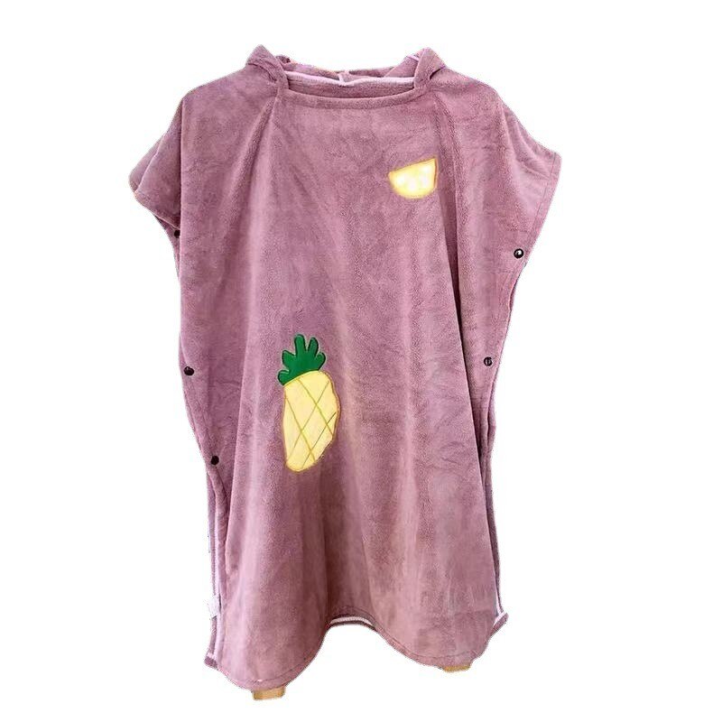 Bata de baño de microfibra para mujer, Toalla de baño suave para adultos, Textiles para el Hogar, baño y Sauna