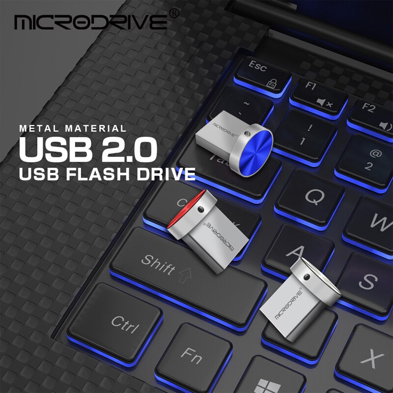 Super Mini Metal USB Flash Drive 16G 32G 64G 128GB 256gb 512GB Memory Stick Usb Disk usb2.0 Pendrive