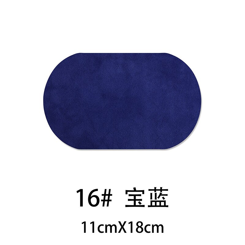 Parches de imitación para ropa de piel de cerdo para Pegatinas de rayas, pantalones de piel para planchar, apliques para rodilla, insignias para codos de suéter para mochila: 16