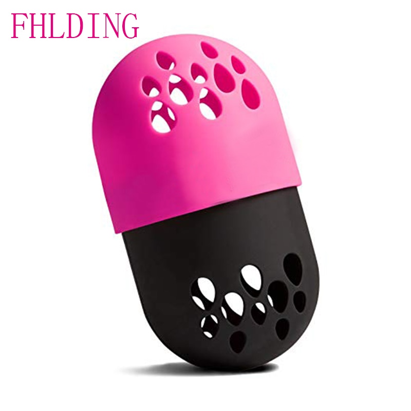 Soft Silicone Powder Puff Drying Holder Beauty Sponge Travel Case Puff Blender Sponge Egg Capsule Display Rack Egg Stand