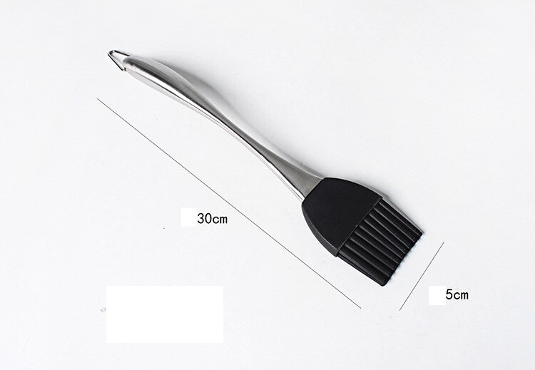 Stainless Steel Basting Brushes Bread Cook Pastry Oil BBQ Long Handle Basting Brush Tools Kitchen Barware Stuff Accessories: B