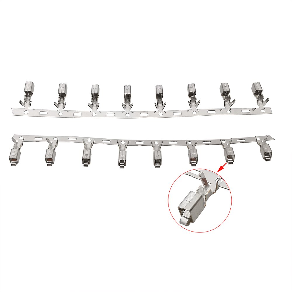 50/100Pcs JST VH 3.96mm Connector Metal VH3.96mm Female Pin Crimp Terminal Wire Cable Connector for VH3.96 Female Socket Housing