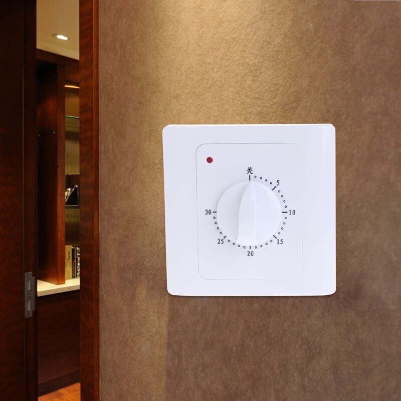 AC 220 V 10A 30Min Countdown Timer Switch Electric Digital Time Plug Control Button L4MF