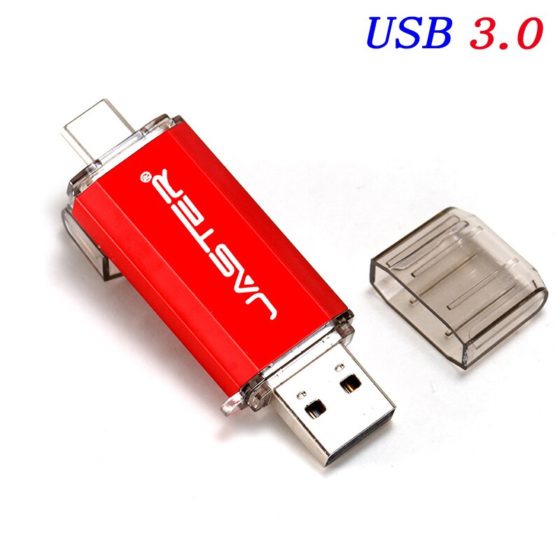 JASTER OTG Usb bagnetowy C Pen Drive 128 GB 64 GB 32 GB 16 GB pamięć USB 3.0 Hoge Snelheid Pendrive dla typu C Apparaat: 4GB / R
