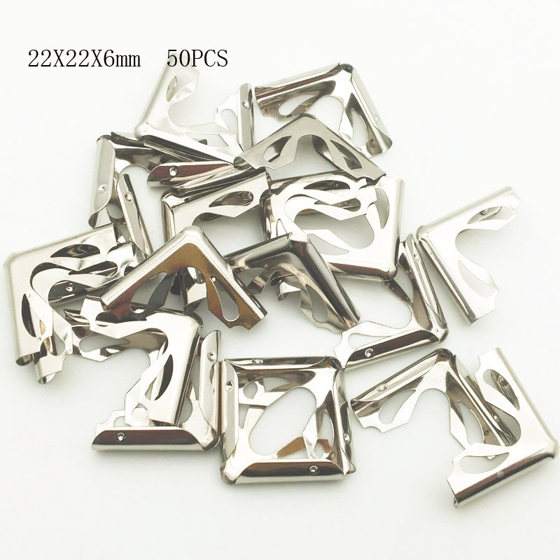 50 st/lot 16 x 16 x 4mm roséguld metall bokhörn för fotoalbum menyer mappar gör-det-själv scrapbooking dekor hörnskydd  wd0278: Wd0280 50 st