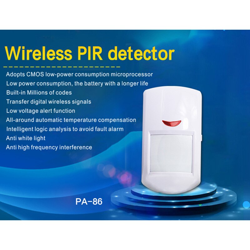 Auto Pet-proof PIR Sensor Infrared Wireless Motion Detector 433Mhz RF Sensor For Smart Home Security Alarm System
