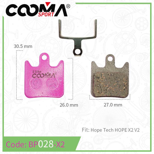 4 Pairs 8 PCS Ceramic Bicycle Brake Pads for SRAM Avid Shimano Magura Hayes Formula Hope ZOOM JAK Bike Caliper: plum