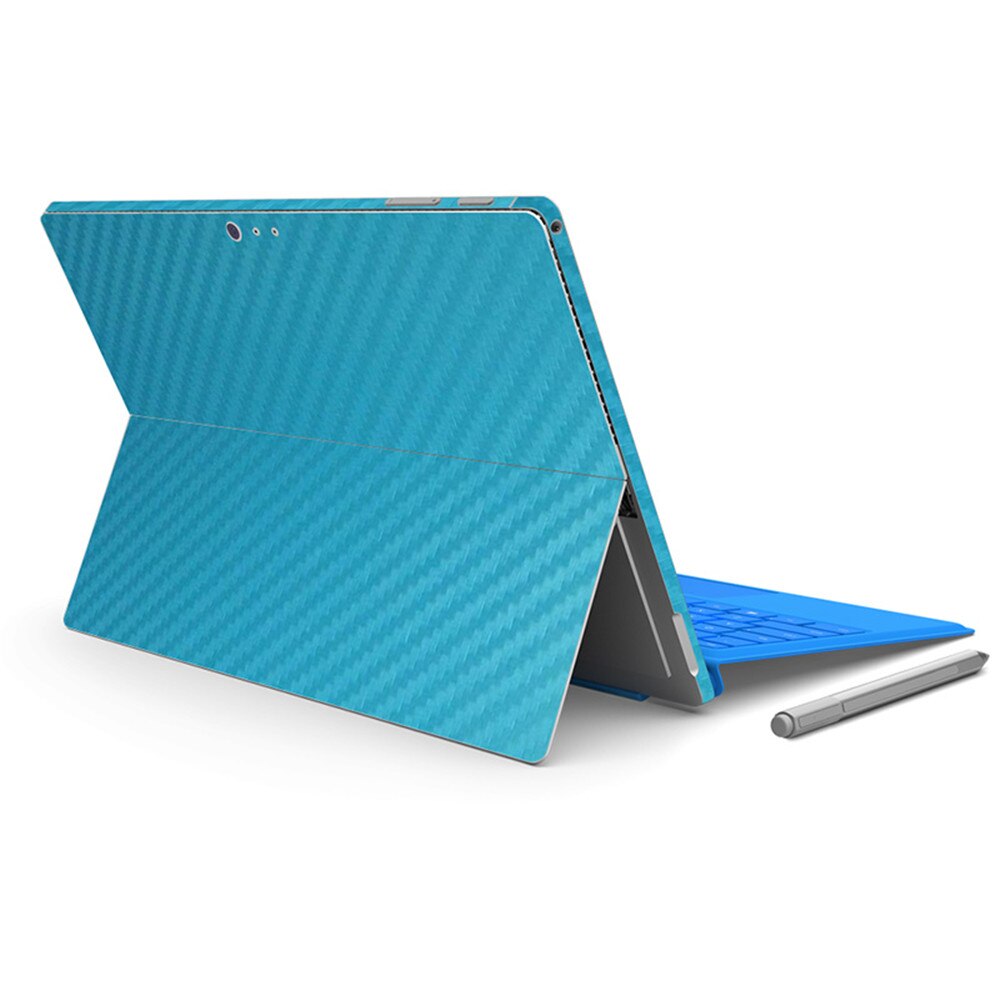 Oppervlak Pro 4 Carbon Fiber Skin Sticker: skyblue