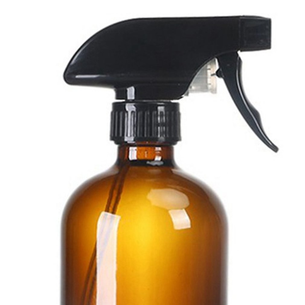 500Ml Hervulbare Druk Pomp Glazen Spuitfles Oliën Vloeibare Container Parfum Verstuiver Reizen