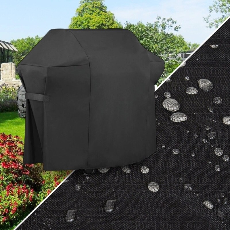 Heavy Duty Waterproof Round BBQ Grill Cover For Weber Charcoal Kettle – 210D Oxford