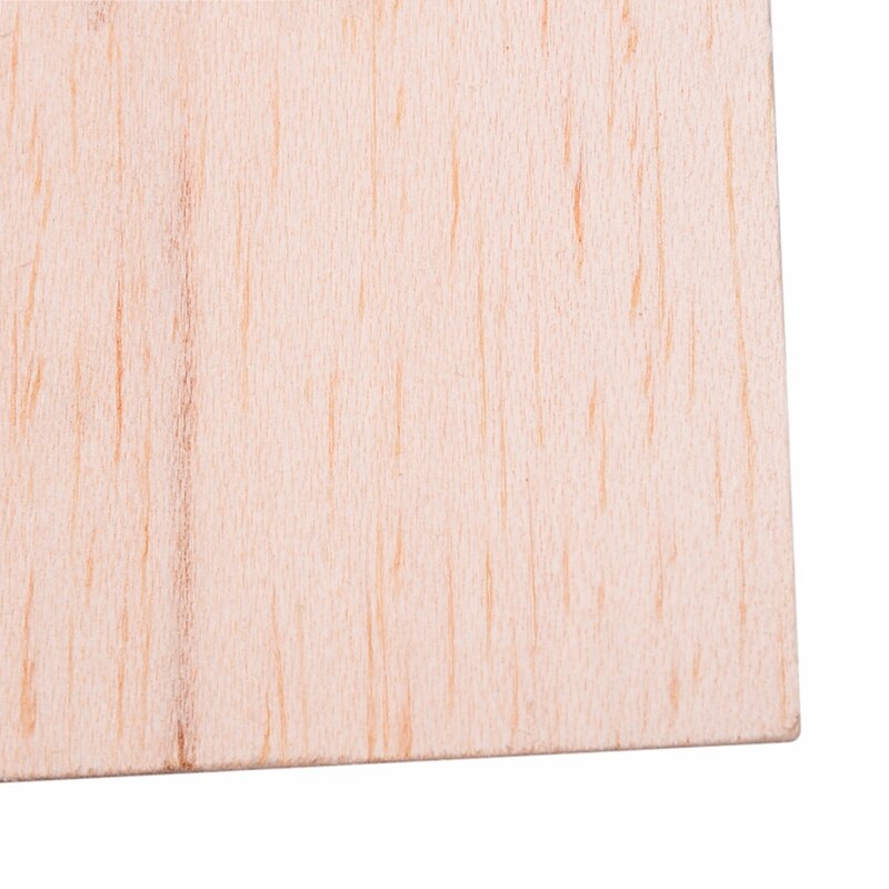 10 st träplatta modell balsa trä gör-det-själv hus fartyg flygplansdelar tillbehör 100 x 100 x 1.5mm