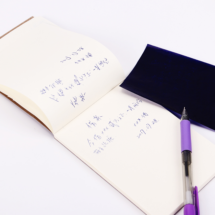 50 pieces/lot Carbon Paper 48K Double Sided Blue Finance Carbon Paper School Office Stationery