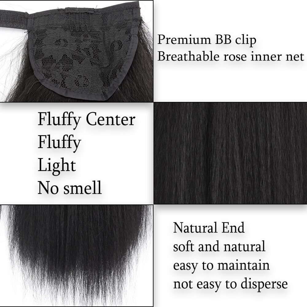 AZIR-coletas largas Afro rizadas para mujeres negras, extensiones de cabello sintético con cordón Natural, postizas, novedad