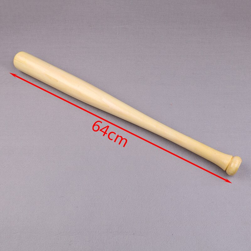 Hard Wood Baseball Bat Solid Wooden Baseball Bat 64cm Baseball Stick Training Outdoor Sports Fitness Equipment