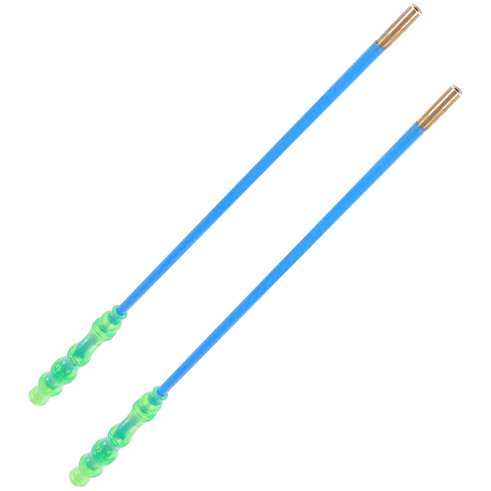 2pcs Diabolo Sticks 45cm Glass Rod Soft Handle Acrobatics Juggling Handstick Outdoor Fitness Traditional Chinese Yoyo