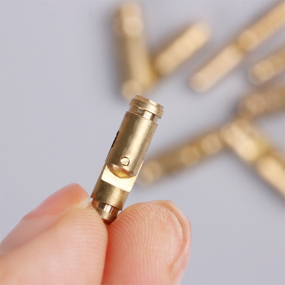 10Pcs/pack Jewelry Box Wine Wooden Case Supplies Hidden Invisible Concealed Barrel Hinge Pure Copper Furniture Hardware