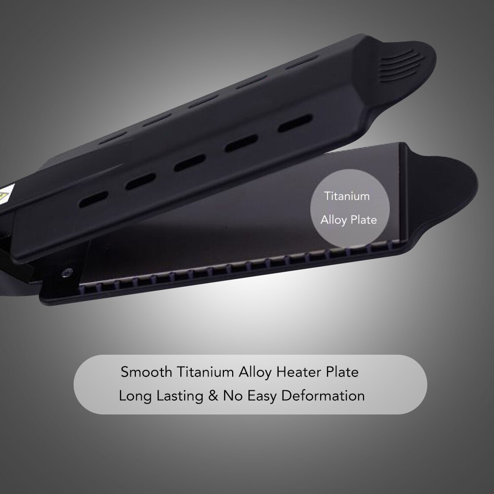 Steam Hair Straightener Temperature Adjustment Ceramic Tourmaline Ionic Flat Corrugation for Hair Curling Automatic Hair Curler