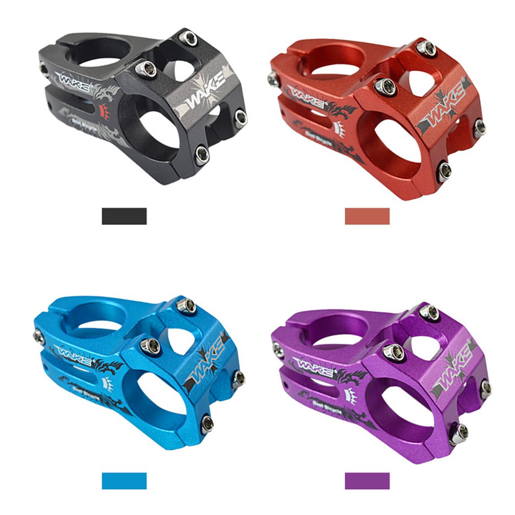 WAKE MTB Bike Handlebar Stem Bicycle Stem 31.8MM Cycling Bicycle Parts Bicicleta 5 Colors Bike Handlebar Stem forging + carbon