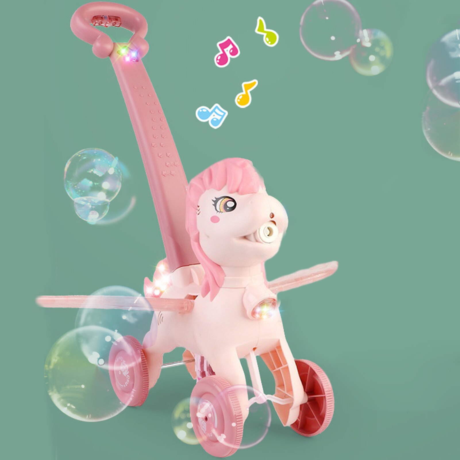 Automatische Maker Trolley Bubble Machine Kawaii Cartoon Leuke Bubble Maker Kinderen Indoor Outdoor Interactieve Bubble Speelgoed