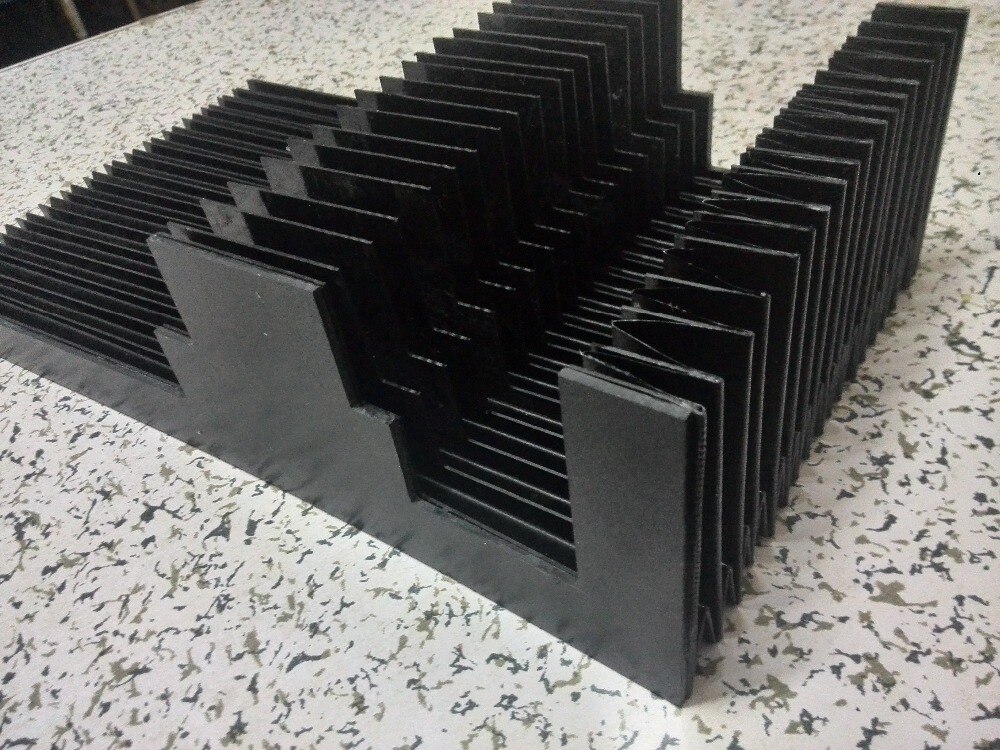 Custom made accordion bellows cover according client's