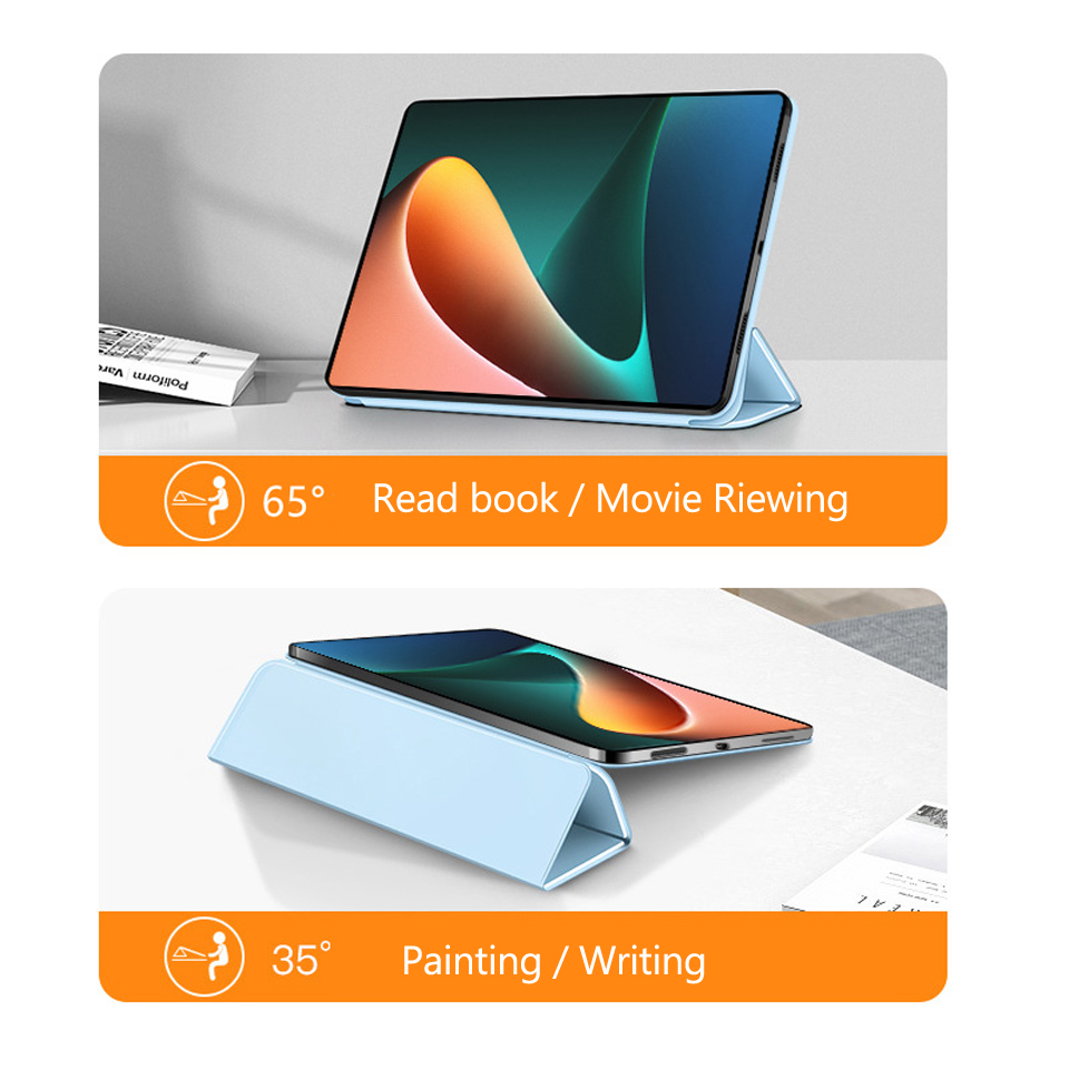 Husă magnetică pentru xiaomi pad 5 husă pentru mi pad 5 5 pro funda pentru trezirea și somnul automată susține încărcarea creionului