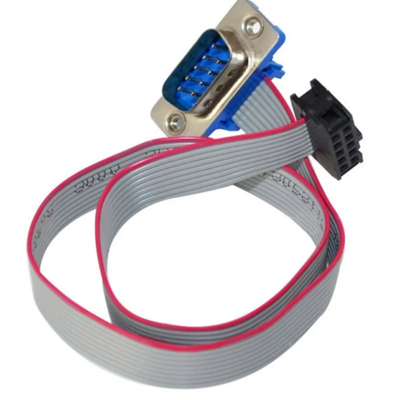9 Pin Serial Port Connector Ribbon Cable Db9 Male With 10pin Header male Female Motherboard Connector Rs232 Serial Adapter Cable