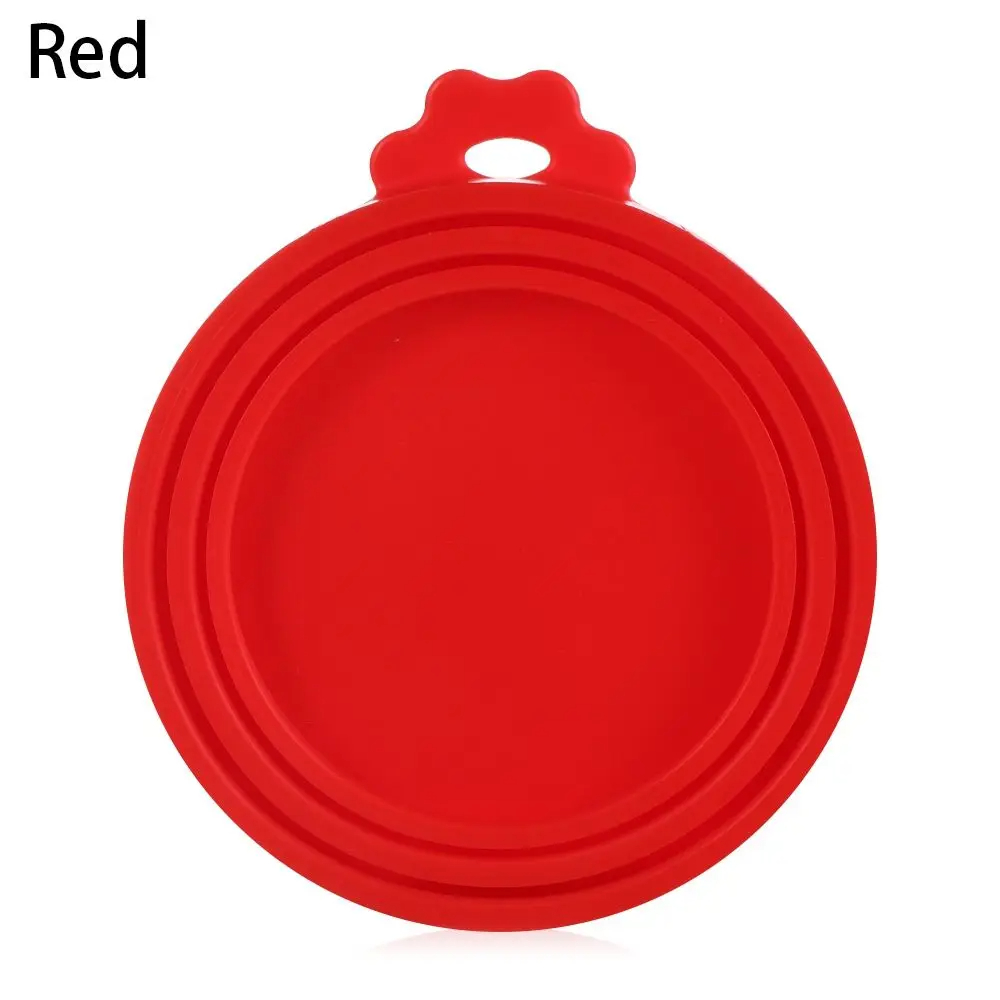 Juste en silicone réutilisable pour canette de nourriture pour animaux de compagnie, 18 capuchons, couvercle d'étanchéité, fournitures pour chiens et chats, convient pour 8.5cm, 7.5cm, 6.5cm, 3 en 1: GRIS