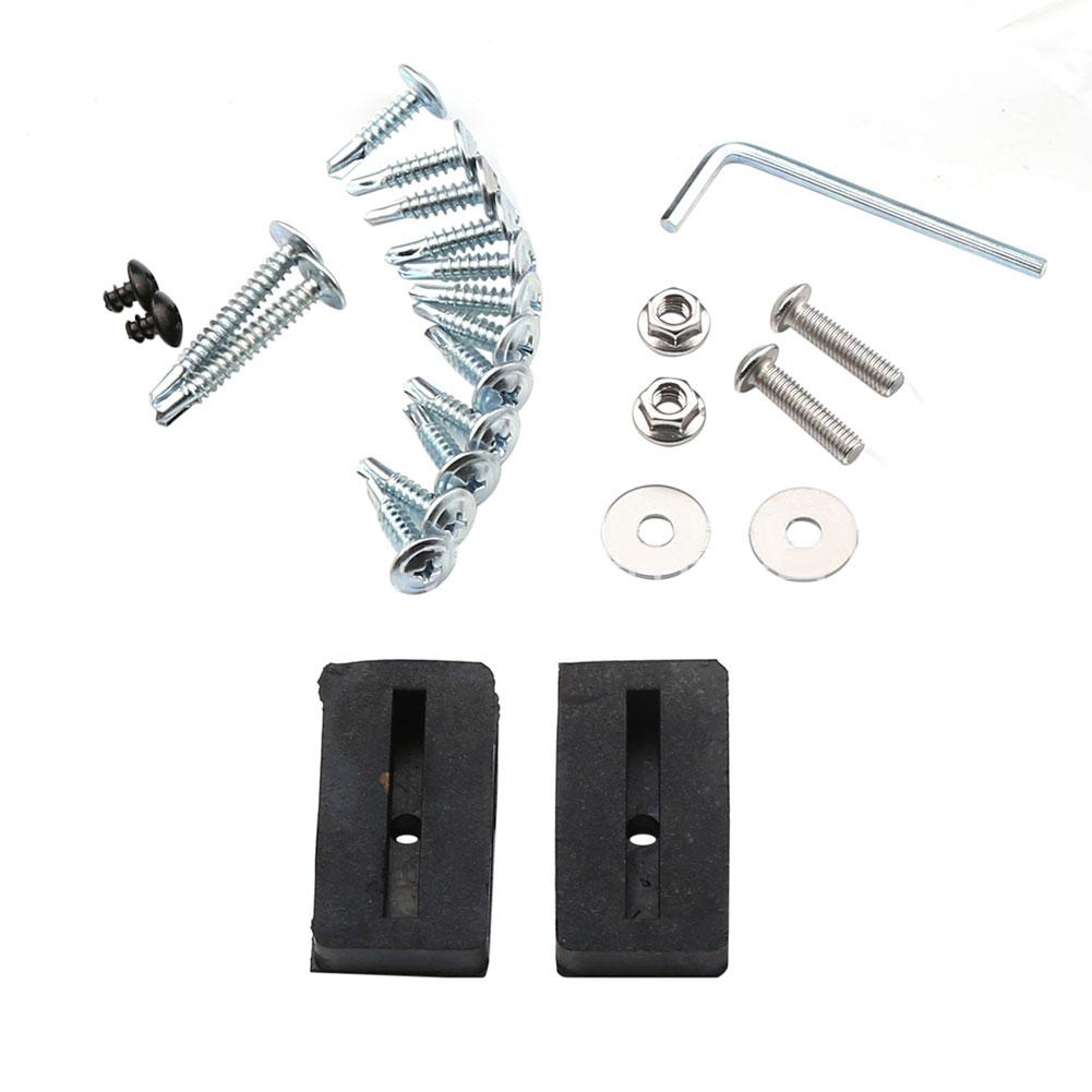 Spoiler Diffuser Car Front Bumper Splitter PP Left Car Front Bumper Splitter Right Bright BlackCar Front Bumper Auto Body Kits