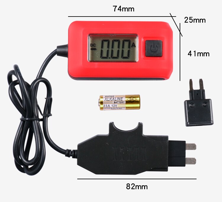 Auto Current Tester Multimeter Lamp Car Repair Tool by Fuse Diagnostic Tool Automotive Electric Fuse Tester Diagnostic Tool