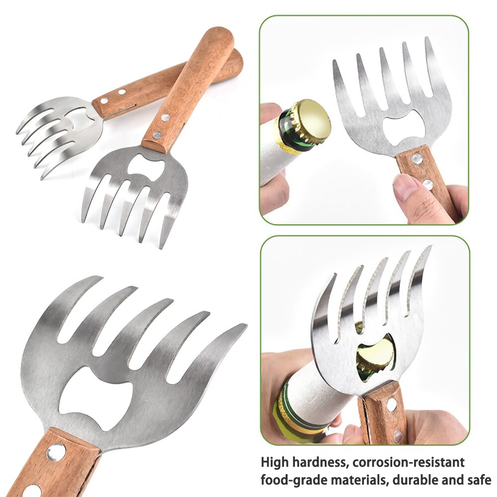 2 Pieces Meat Fork Shredder Claws BBQ Pulled Pork Meat Shredder Bear Claws Meat Handler Food Grill Accessories Barbecue Tool