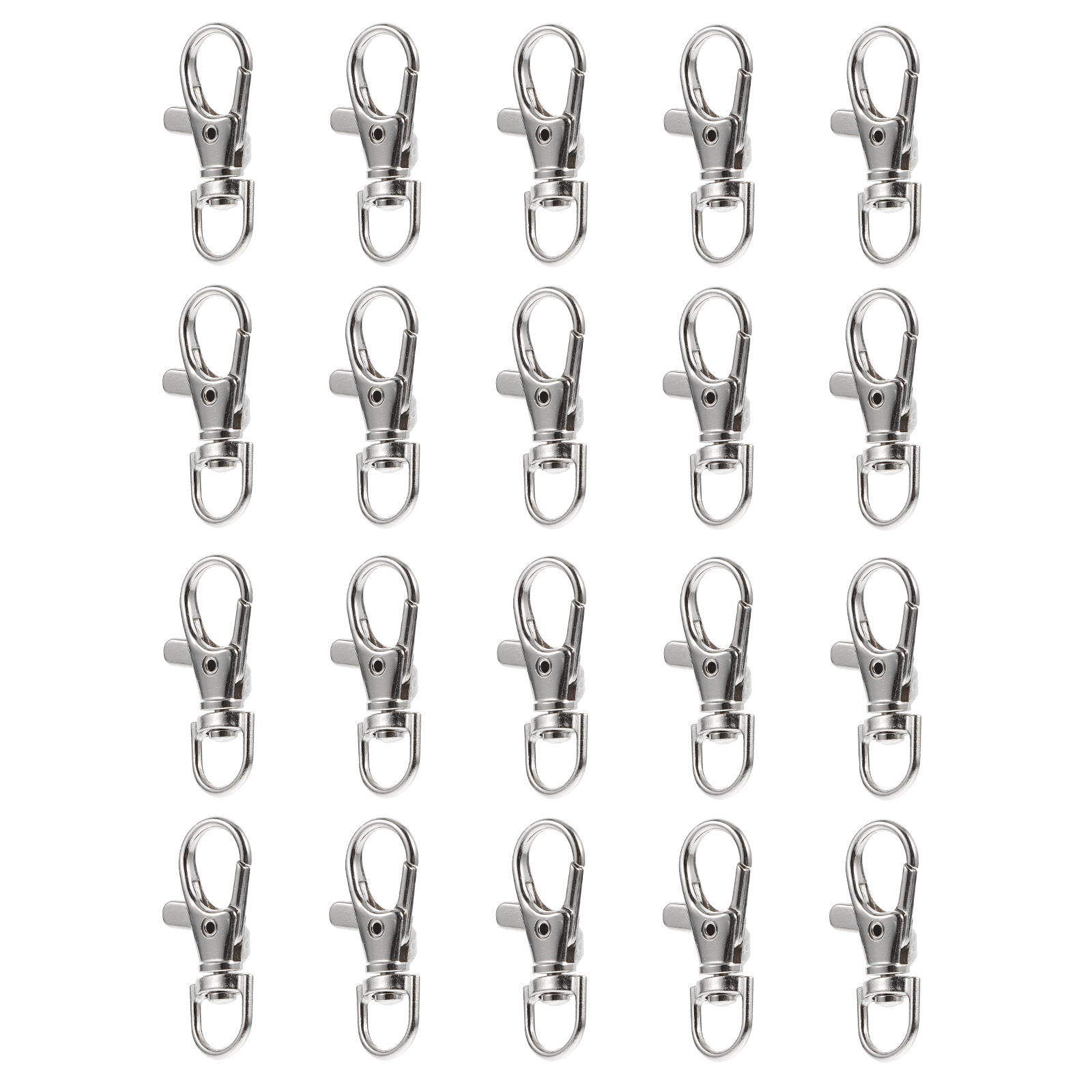 Verrou de Cage à oiseaux, 20 pièces, accessoires Cage à perroquets, boucles de sécurité, serrures de porte: Default Title