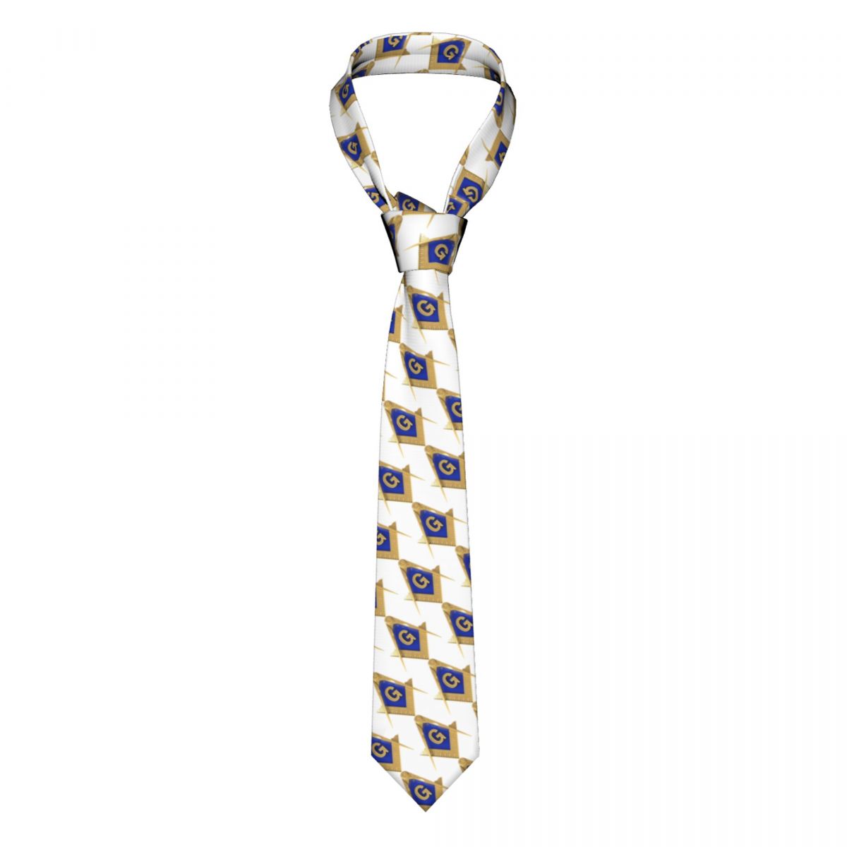 Corbatas masónicas de papá para el cuello, corbatas personalizadas para la oficina, para el Día del Padre, a la: Azul cielo