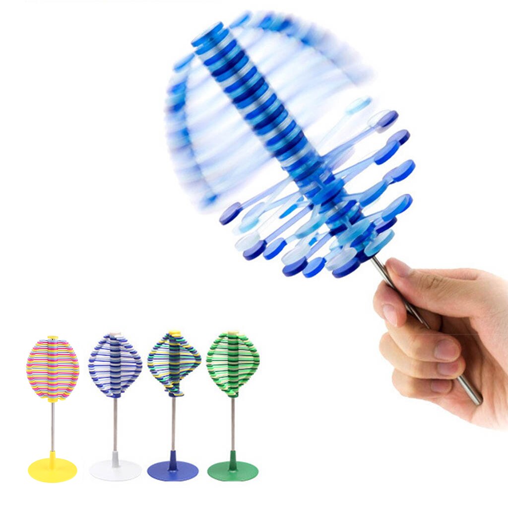 Rotary Magic-Stick Sensory Spinner for stress Relief Interactive Emotional Smooth Toy Spinning Tops Anxiety Relief Toy