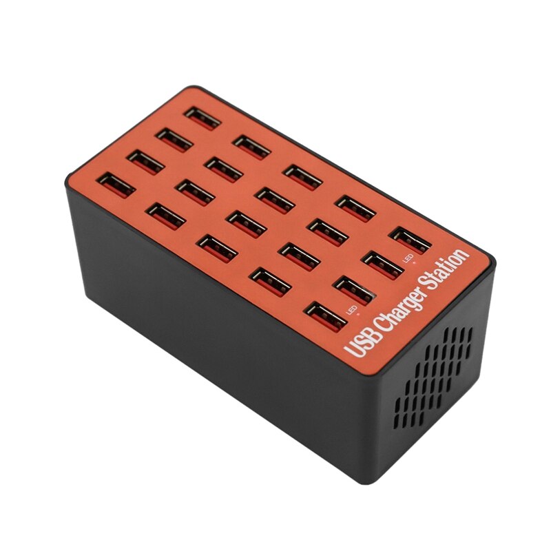 Usb-telefoonlader, 20 -poorts lader, 20a multipoort slimme lader, tablet snellader: Default Title