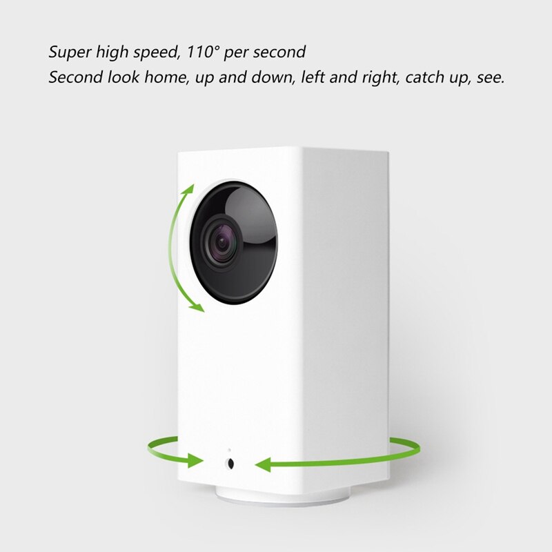 120 Degree Panoramic Wireless Camera 1080P Home Smart Wifi Monitor Mobile Remote Control Monitor-US PLUG