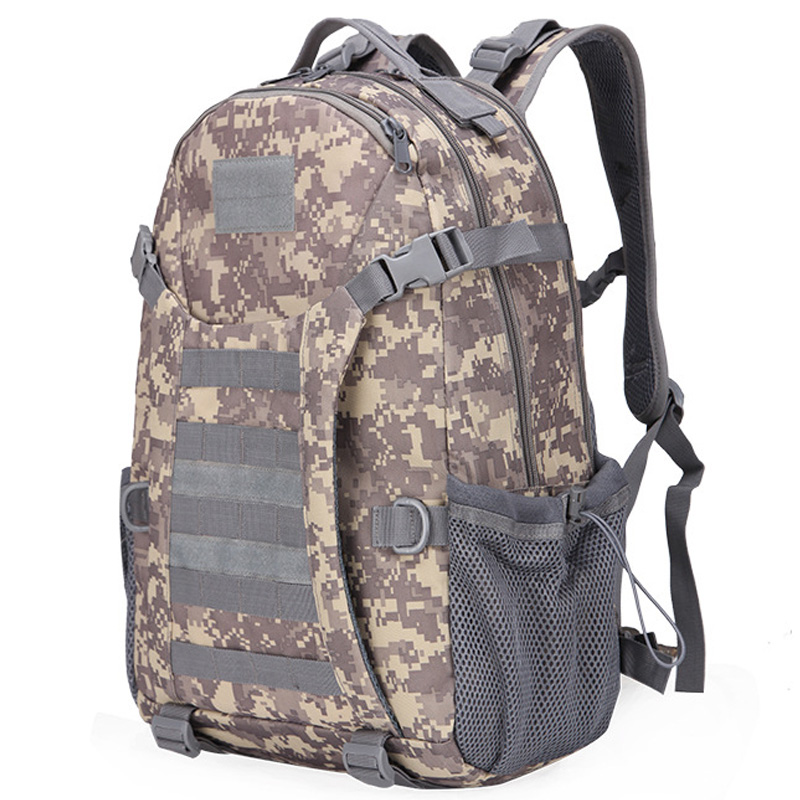 30L Outdoor Camouflage Backpack Rucksack Hiking Camping Water Resistant Bags 800D Oxford Cloth Movement Hiking Backpack: Light Green