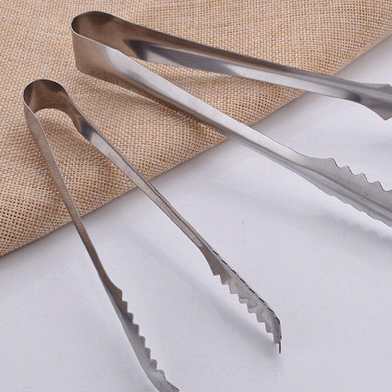Küche Zange Edelstahl Lebensmittel Zange Küche Utensilien Buffet Kochen Werkzeug Anti Wärme Brot Zucker Clip Gebäck Klemme Grill