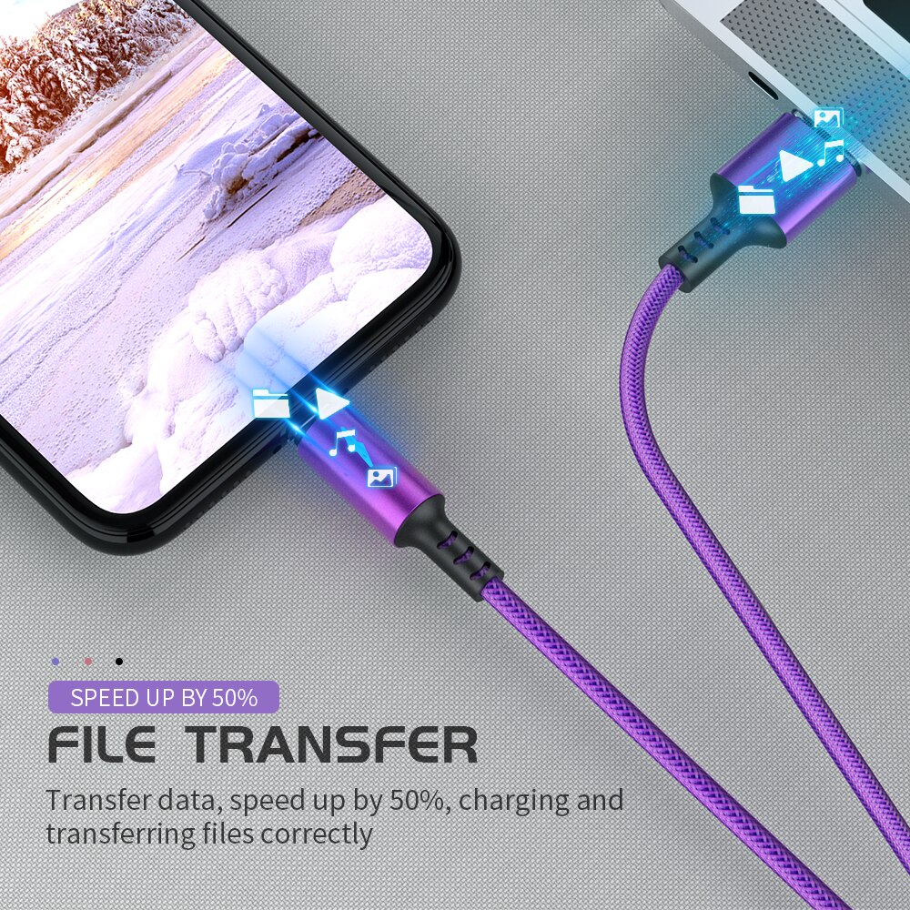 2.4a led cabo de carga rápida para iphone 6 6s 7 8 plus 11 12 pro x xs 5 5S se origem cabo de dados do telefone móvel fio 0.25/1.2/2m