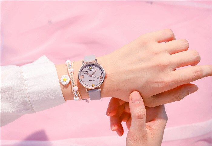 Mooie kinderhorloges eenvoudige jongens- en meisjeshorloges geluksbeer schoolklok 3 atm waterdicht: Grijs