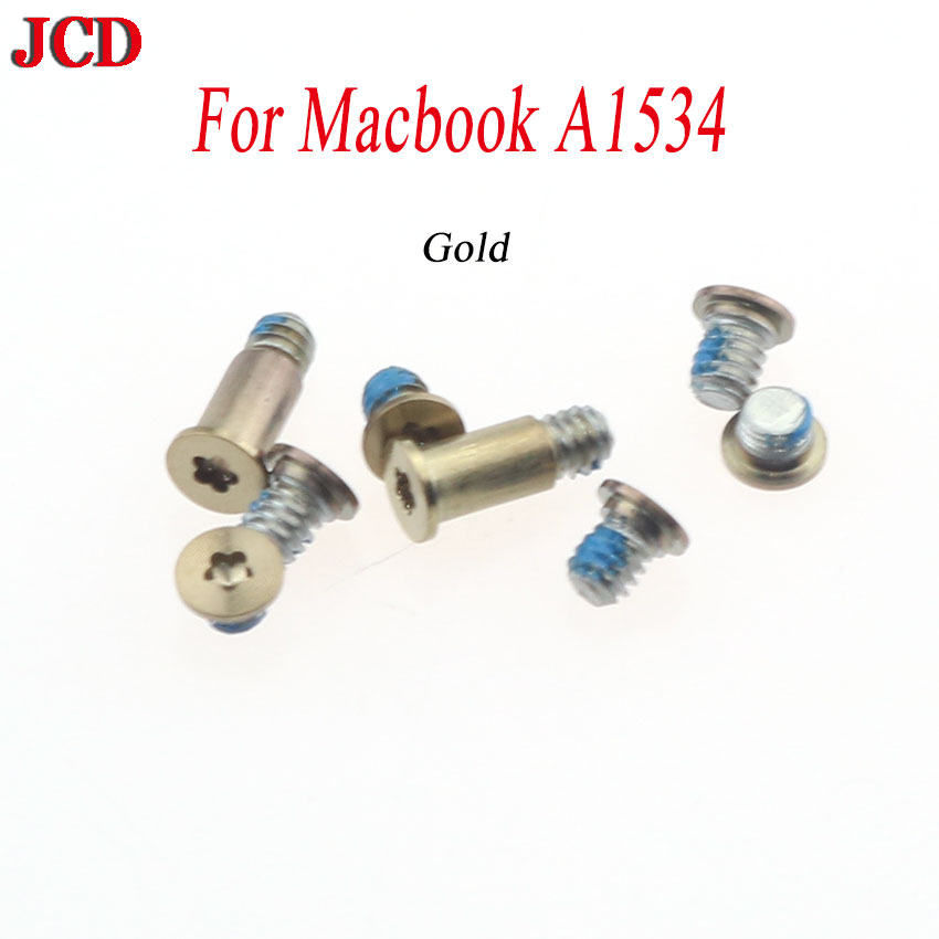 JCD Laptop Bottom Case Screw For Macbook Pro Retina A1278 A1286 A1297 A1398 A1425 A1502 MC975 MC976 MD212 set screw A1706 A1534: YELLOW