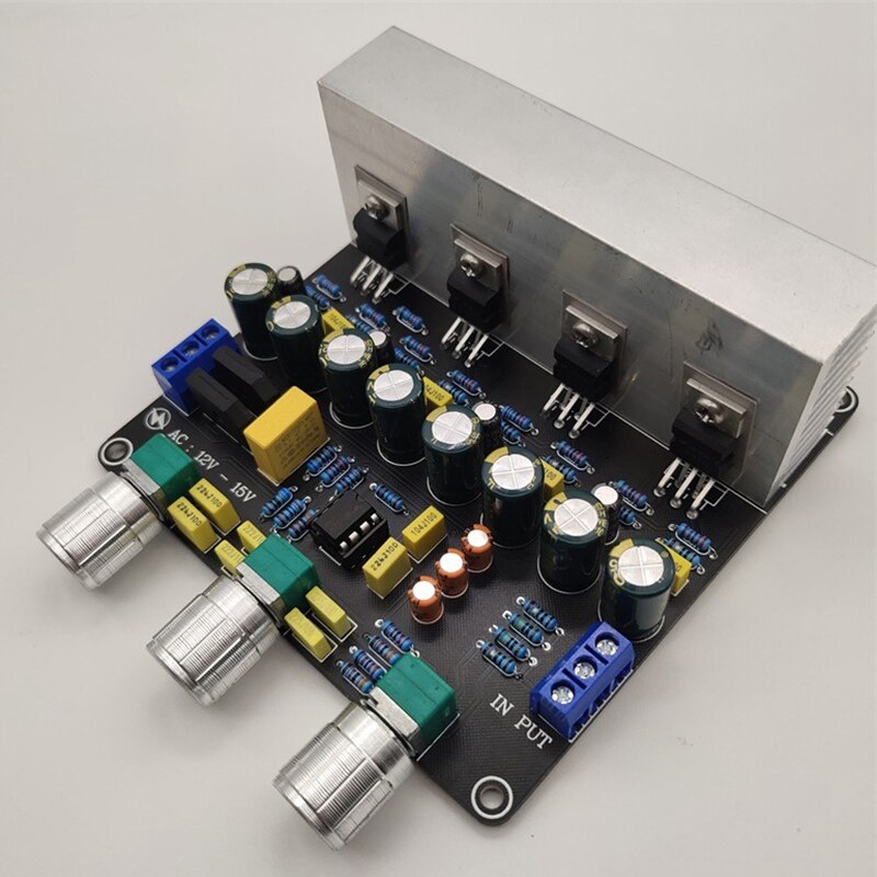 LM1875 płyta wzmacniacza zasilania 2.1 kanał płyta wzmacniacza zasilania Btl Super bas struktury multimedialnych płyta wzmacniacza zasilania