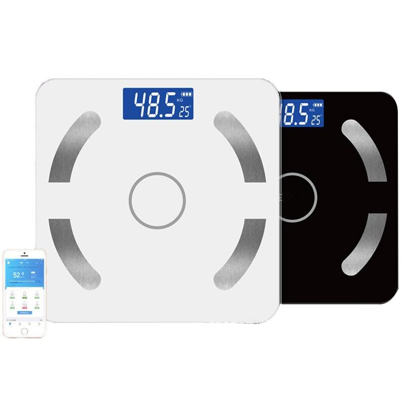 50 kropsvægtsvægt smart fat digital otte sort farvebalance connect e bluetooth  se45001