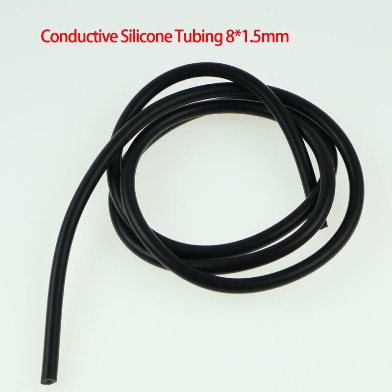 Conductive Silicone Rubber Tube TENS / ESTIM / E-STIM Machine 8mm OD 1.5mm ID