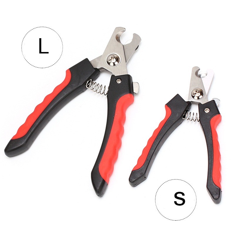 Coupe-ongles pour chien et chat, avec faucille, ciseaux de toilettage en acier inoxydable, pour griffes d'animaux, fournitures pour chiens