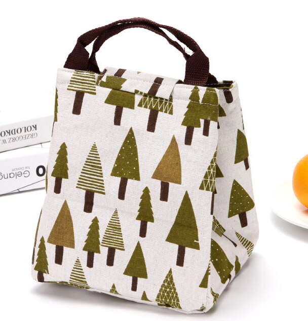 Waterdichte Lunch Tas Voor Vrouwen Kinderen Mannen Cooler Lunchbox Tas Tote Canvas Lunch Tas Fles Isolatie Pakket Draagbare: 1