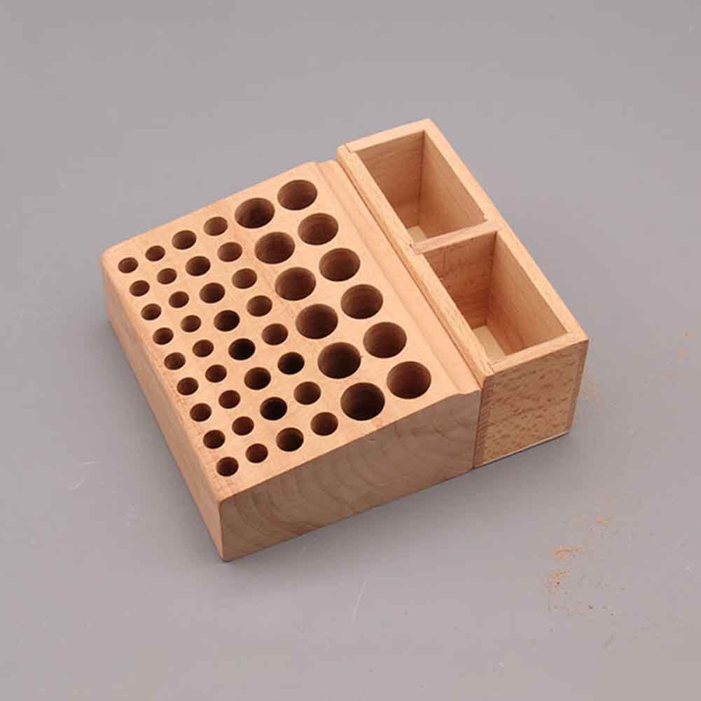 Multi Holes Free Standing Craft Tools Holder Woodworking Workroom Painting Brushes Rack Multifunctional DIY Tools Holder