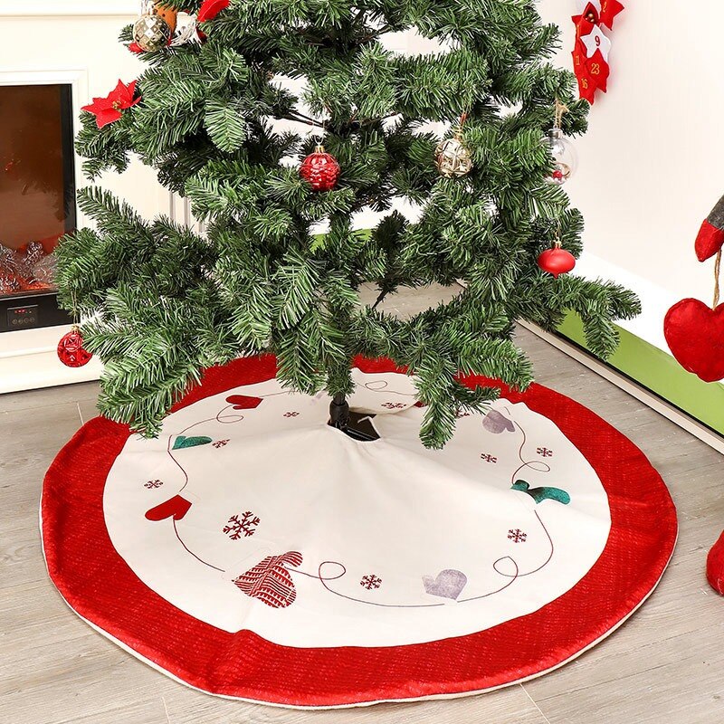 Kerstboom Rok 120Cm Ronde Tapijt Kerstboom Bodem Decoratie Jaar Thuis Outdoor Decor Event Party Boom Rokken