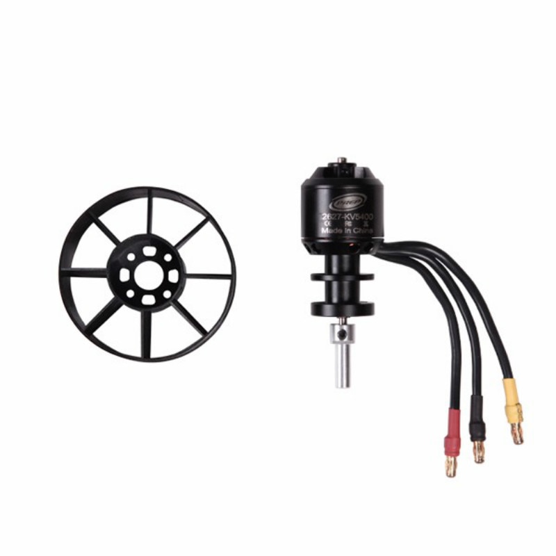 Fms 50mm 12 blad kanaliserad fläkt edf med 2627 4s 4500kv 3s 5400kv borstlös motor för rc -flygplan kanaliserad fläktplan